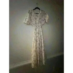 Women’s Flowery Dress ankle length Sz Large